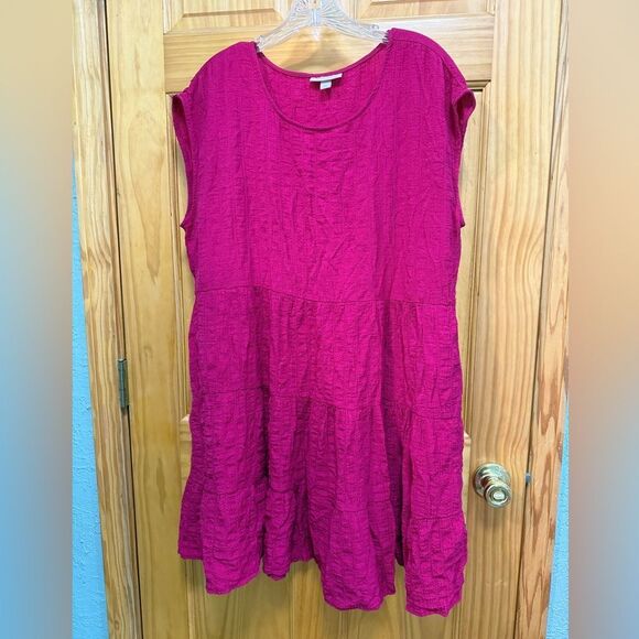 Gorgeous Knox Rose size L fuchsia dress - Picture 1 of 5